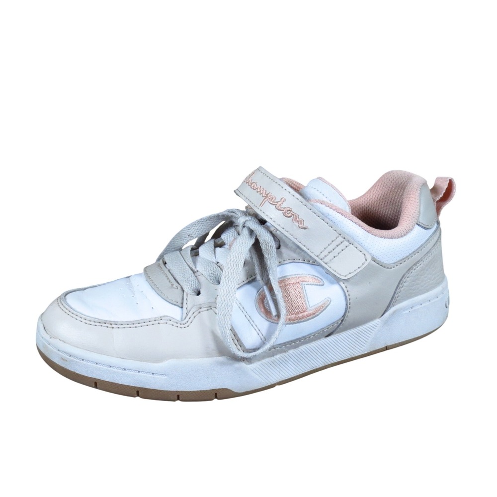 Champion Arena Power Lo V2 Women Sneaker Size 8 Athletic White Tan Pink RD18 2.0